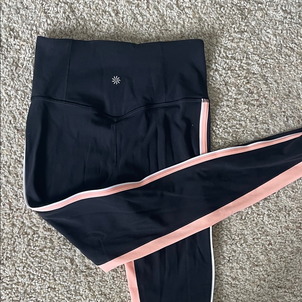 Athleta Leggings with Pink Accents - Picture 3 of 3